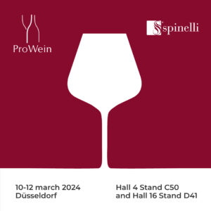 ProWein 2024 - Cantine Spinelli awaits you in Düsseldorf, 10-12 March, Hall 4 Stand C50 and Hall 16 Stand D41.