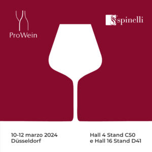 ProWein 2024 - Cantine Spinelli vi aspettano a Düsseldorf, dal 10 al 12 marzo, Hall 4 Stand C50 e Hall 16 Stand D41.